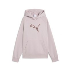 Damska bluza z kapturem Essentials Sequins PUMA. Czerwone bluzy Puma, na jesień, l, bez wzorów, z bawełny, eleganckie, bez ramiączek, z kapturem. Za 249.00 zł.