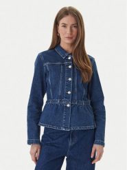 ONLY Kurtka jeansowa Remi 15363587 Granatowy Slim Fit. Niebieskie kurtki ONLY, xl, bez wzorów, z bawełny, bez kaptura. Za 229.99 zł.