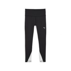 Damskie legginsy treningowe 7/8 Train All Day PUMA Black White. Białe legginsy Puma, bez wzorów, z dzianiny, młodzieżowe. Za 109.99 zł.