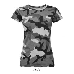 Koszulka damska Sol's Camo. Szare t-shirty sportowe SOL'S, s, bez wzorów, bez ramiączek. Za 134.00 zł.
