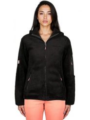 Canadian Peak Kurtka polarowa "Ulebeak" w kolorze czarnym rozmiar: S. Czarne kurtki Canadian Peak, s, bez wzorów, z materiału, bez kaptura. Za 117.99 zł.