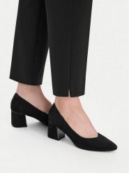 Lasocki Czółenka CEO-HMS3022-4 Czarny. Czarne czółenka Lasocki, bez wzorów, ze skóry, bez obcasa, bez zapięcia. Za 249.99 zł.