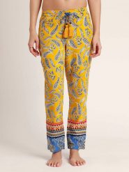 Admas Spodnie w kolorze żółtym rozmiar: L. Żółte spodnie materiałowe admas, bez wzorów, z materiału. Za 73.99 zł.