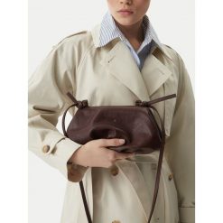 Torebka Balagan. Brązowe listonoszki BALAGAN, bez wzorów, bez dodatków. Za 999.99 zł.