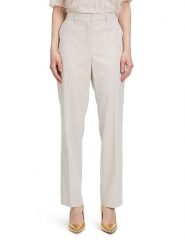 BETTY & CO Spodnie w kolorze kremowym rozmiar: 38. Brązowe spodnie materiałowe Betty & Co, bez wzorów, z materiału. Za 104.64 zł.