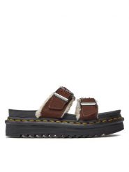 Dr. Martens Klapki 27771201 Czarny. Czarne klapki Dr Martens, bez wzorów, ze skóry, bez obcasa, bez zapięcia. Za 579.99 zł.