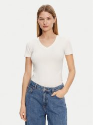 Guess T-Shirt O5GI00 KBBU1 Écru Boxy Fit. T-shirty Guess, m, z aplikacjami, z bawełny, bez kołnierzyka, bez ramiączek. Za 99.99 zł.