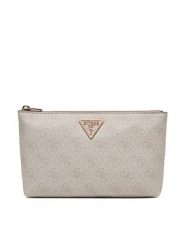 Guess Kosmetyczka Laurell II Slg SWSG74 59145 Kremowy. Białe torebki klasyczne Guess, z aplikacjami, ze skóry, bez dodatków. Za 264.99 zł.