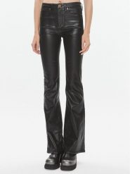 PINKO Jeansy Flora 100561 A142 Czarny Wide Leg. Czarne jeansy Pinko, bez wzorów, z bawełny. Za 459.99 zł.