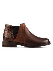 Clarks Sztyblety "Demi2 Beat" w kolorze brązowym rozmiar: 39. Brązowe botki Clarks, bez wzorów, sportowe, bez zapięcia. Za 284.45 zł.