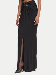 Elisabetta Franchi Spódnica maxi GO-251-67E2-V450 Czarny Slim Fit. Czarne spódnice Elisabetta Franchi, bez wzorów, z wiskozy, maxi. Za 1,929.00 zł.