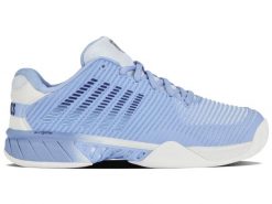 Buty sportowe damskie Hypercourt Express 2 sneakersy tenisowe młodzieżowe. Niebieskia buty treningowe K-SWISS, bez wzorów, bez zapięcia, tenisowe. Za 239.00 zł.