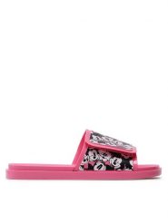 Melissa Klapki Groovy + Mickey Mouse 33632 Czarny. Czarne klapki Melissa, bez wzorów, z tworzywa sztucznego, bez obcasa, bez zapięcia. Za 279.99 zł.