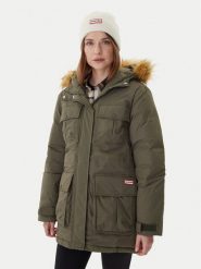 Hunter Parka Glyder HARW0014252 Zielony Regular Fit. Zielone płaszcze Hunter, xs, bez wzorów, z syntetyku, bez kaptura. Za 859.99 zł.