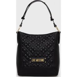 Love Moschino torebka kolor czarny. Czarne shopper bag Love Moschino, bez wzorów, bez dodatków. W wyprzedaży za 629.99 zł.