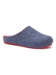 Comfortfusse Wełniane kapcie w kolorze granatowym rozmiar: 43. Niebieskie kapcie Comfortfüße, bez wzorów, z materiału. Za 232.78 zł.