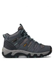 Keen Trekkingi Koven Mid Wp 1020212 Szary. Szare buty trekkingowe Keen, z materiału, bez zapięcia. Za 389.99 zł.