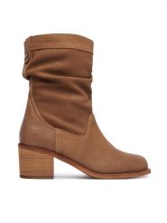 Aldo Botki Haverly 14183567 Brązowy. Brązowe botki Aldo, bez wzorów, ze skóry, bez obcasa, na słupku, bez zapięcia. Za 849.99 zł.