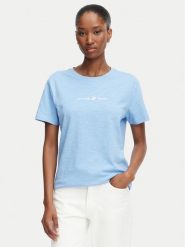 Beverly Hills Polo Club T-Shirt P-SS26W-TS6510 Niebieski jasny Regular Fit. Niebieskie t-shirty Beverly Hills Polo Club, xs, bez wzorów, z bawełny, bez kołnierzyka, bez ramiączek. Za 139.99 zł.