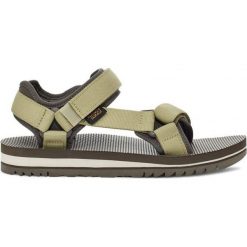 Teva Sandały damskie sportowe Universal Trail zielone r. 39. Zielone sandały Teva, bez wzorów, sportowe, bez obcasa, bez zapięcia. Za 349.39 zł.