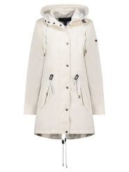 Geographical Norway Parka "Cumi" w kolorze białym rozmiar: L. Białe płaszcze Geographical Norway, l, z aplikacjami, bez kaptura. Za 229.46 zł.