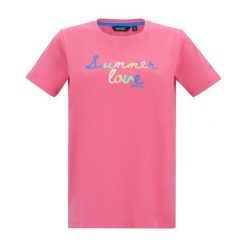 T-shirt Damski Filandra VX. Czerwone t-shirty Regatta, bez wzorów, casualowe, bez kołnierzyka, bez ramiączek. Za 67.99 zł.