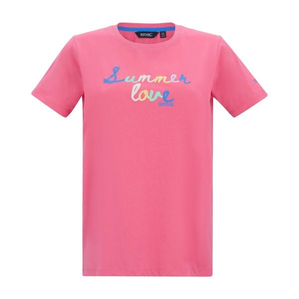 T-shirt Damski Filandra VX. Czerwone t-shirty Regatta, bez wzorów, sportowe, bez kołnierzyka, bez ramiączek. Za 67.99 zł.