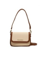 Valentino Torebka Atena Re VBS9PS09 Beżowy. Brązowe torebki klasyczne Valentino, bez wzorów, z materiału, bez dodatków. Za 549.99 zł.