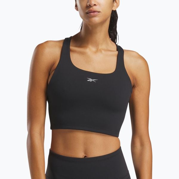 Koszulka Reebok Lux Tank. Czarne topy sportowe REEBOK FITNESS, bez wzorów, na fitness i siłownię. Za 179.99 zł.