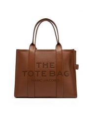 Marc Jacobs Torebka The Leather Large Tote Bag H020L01FA21 Brązowy. Brązowe shopper bag Marc Jacobs, bez wzorów, ze skóry, bez dodatków. Za 2,499.00 zł.