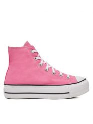 Converse Trampki Chuck Taylor All Star Lift Platform HI A08216C Różowy. Czerwone trampki Converse, bez wzorów, z materiału, retro, bez zapięcia. Za 249.99 zł.