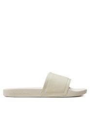 Calvin Klein Jeans Klapki YW0YW01507 Biały. Białe klapki Calvin Klein Jeans, bez wzorów, z jeansu, bez obcasa, bez zapięcia. Za 219.99 zł.