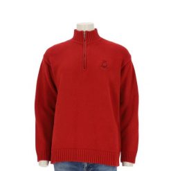 Second life - Sweter damski czerwony - Jak nowy. Czerwone swetry Ralph Lauren, l, bez wzorów, z dresówki, eleganckie, bez ramiączek. Za 127.76 zł.