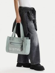 G-Star Raw Torebka CEO-XC8971 Niebieski. Niebieskie shopper bag G-Star Raw, bez wzorów, z materiału, retro, bez dodatków. Za 199.99 zł.