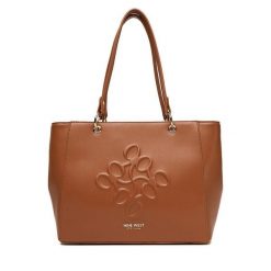 Torebka Nine West. Brązowe torebki klasyczne Nine West, bez wzorów, klasyczne, bez dodatków. Za 249.99 zł.