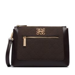 Torebka Nine West. Brązowe listonoszki Nine West, bez wzorów, bez dodatków. Za 249.99 zł.