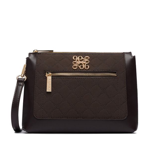 Torebka Nine West. Brązowe listonoszki Nine West, bez wzorów, bez dodatków. Za 249.99 zł.