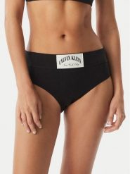 Calvin Klein Underwear Figi klasyczne z wysokim stanem LV00QF8713 Czarny. Czarne figi Calvin Klein Underwear, bez wzorów, z bawełny, z podwyższonym stanem. Za 119.99 zł.