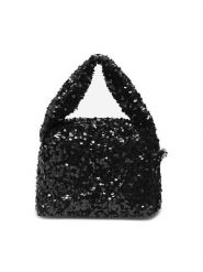 JENNY Torebka MJR-K-085-A23K Czarny. Czarne torebki klasyczne Jenny, bez wzorów, z materiału, bez dodatków. Za 119.99 zł.