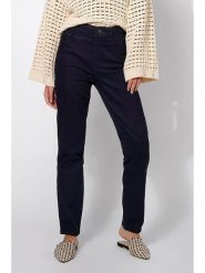 Rosner Dżinsy - Slim fit - w kolorze granatowym rozmiar: 36/L32. Niebieskie jeansy Rosner, l, z aplikacjami, ze skóry, z podwyższonym stanem. Za 187.99 zł.