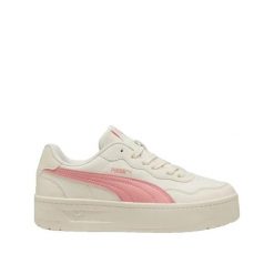 Buty PUMA Court Lally Skye Rose. Czerwone trekkingi Puma, bez wzorów, z gumy, bez zapięcia, trekkingowe. Za 242.77 zł.