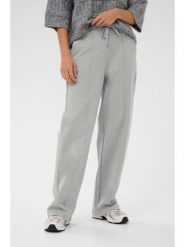 Kaffe Spodnie w kolorze szarym rozmiar: XS. Szare spodnie materiałowe Kaffe, bez wzorów, z materiału. Za 126.99 zł.