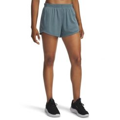 Szorty damskie Under Armour Tech™ Mesh Play Up. Niebieskie szorty sportowe Under Armour, bez wzorów, z meshu, na fitness i siłownię. Za 159.00 zł.