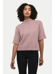 Kaffe Sweter Emilie 10509092 Różowy Loose Fit. Czerwone swetry Kaffe, s, bez wzorów, z syntetyku, bez ramiączek. Za 169.99 zł.