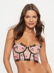 TWINSET Gorset 242LL6BZZ Różowy. Czerwone biustonosze Twinset, bez wzorów, z syntetyku. Za 359.99 zł.