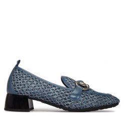 Mokasyny Hispanitas. Niebieskie mokasyny Hispanitas, bez wzorów. Za 609.99 zł.