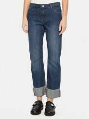 Noisy May Jeansy Sanja 27033147 Granatowy Straight Fit. Niebieskie jeansy Noisy May, bez wzorów, z bawełny. Za 109.99 zł.