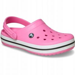 Chodaki Klapki Unisex Crocband 11016 Clog 38-39. Białe klapki Crocs, bez wzorów, z materiału, bez obcasa, bez zapięcia. Za 289.99 zł.
