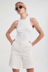 Top damski Claudia MARELLA MONOCHROME. Topy Marella, l, bez wzorów, bez kołnierzyka, bez ramiączek. W wyprzedaży za 226.85 zł.