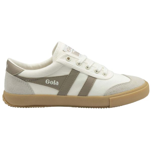 Buty damskie Gola Badminton. Białe buty sportowe lifestyle Gola, bez wzorów, z gumy, bez zapięcia. Za 269.00 zł.